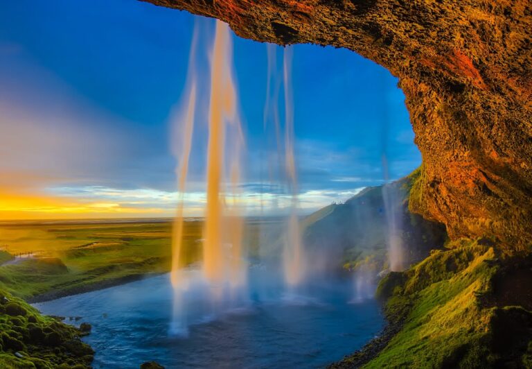 iceland waterfall